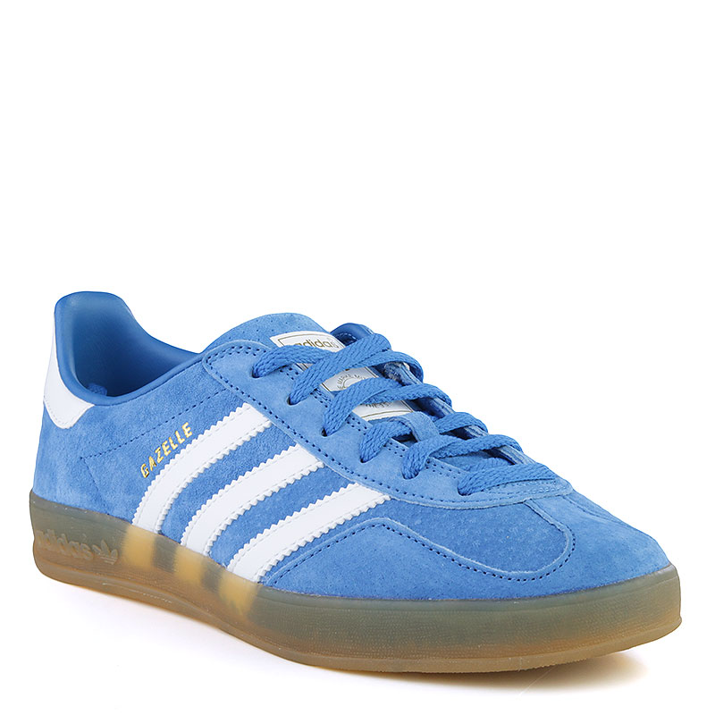 мужские голубые кроссовки adidas Gazelle Indoor B24974 - цена, описание, фото 1